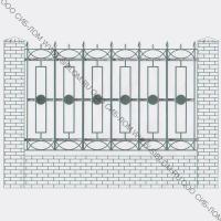 Кованые заборы - арт. 001