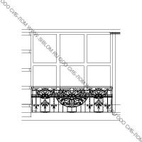 Изящные кованые ограждения для балкона