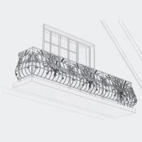 Кованые балконы - арт. 005