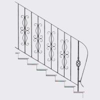 Кованые лестницы - арт. 001