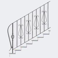 Кованые лестницы - арт. 002
