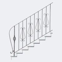 Кованые лестницы - арт. 006