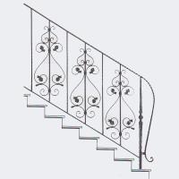 Кованые лестницы - арт. 013