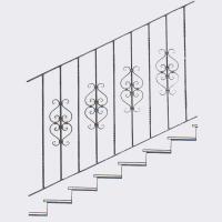 Кованые лестницы - арт. 017