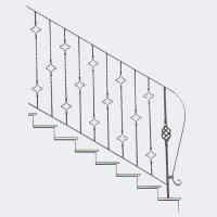 Кованые лестницы - арт. 009