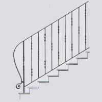 Кованые лестницы - арт. 011