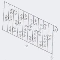 Кованые лестницы - арт. 027